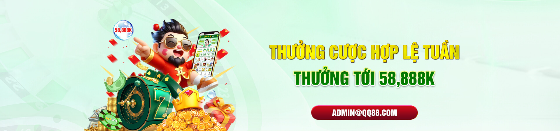 thưởng cược hợp lê tuần - thưởng lên đến 58,888k